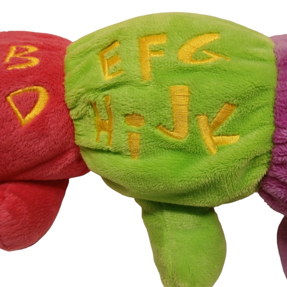 DAN DEE Musical Alphabet Caterpillar 28" Plush VIDEO Singing Collector's Choice - Picture 4 of 16
